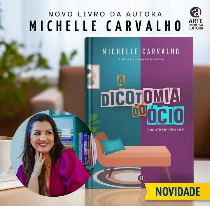 Michele lança o seu livro A dicotomia do ócio. Moradora de Guapimirim mostra uma nova realidade.