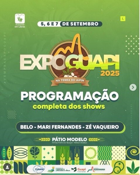 ExpoGuapi 2025 programação